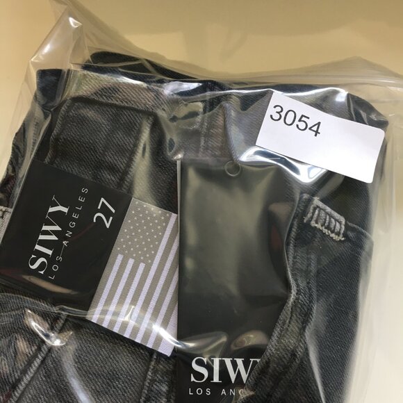 NWT Siwy Jean Womens Skinny Slim Fit Size 27 Giavanna Dace with Wolves Black - Picture 14 of 14